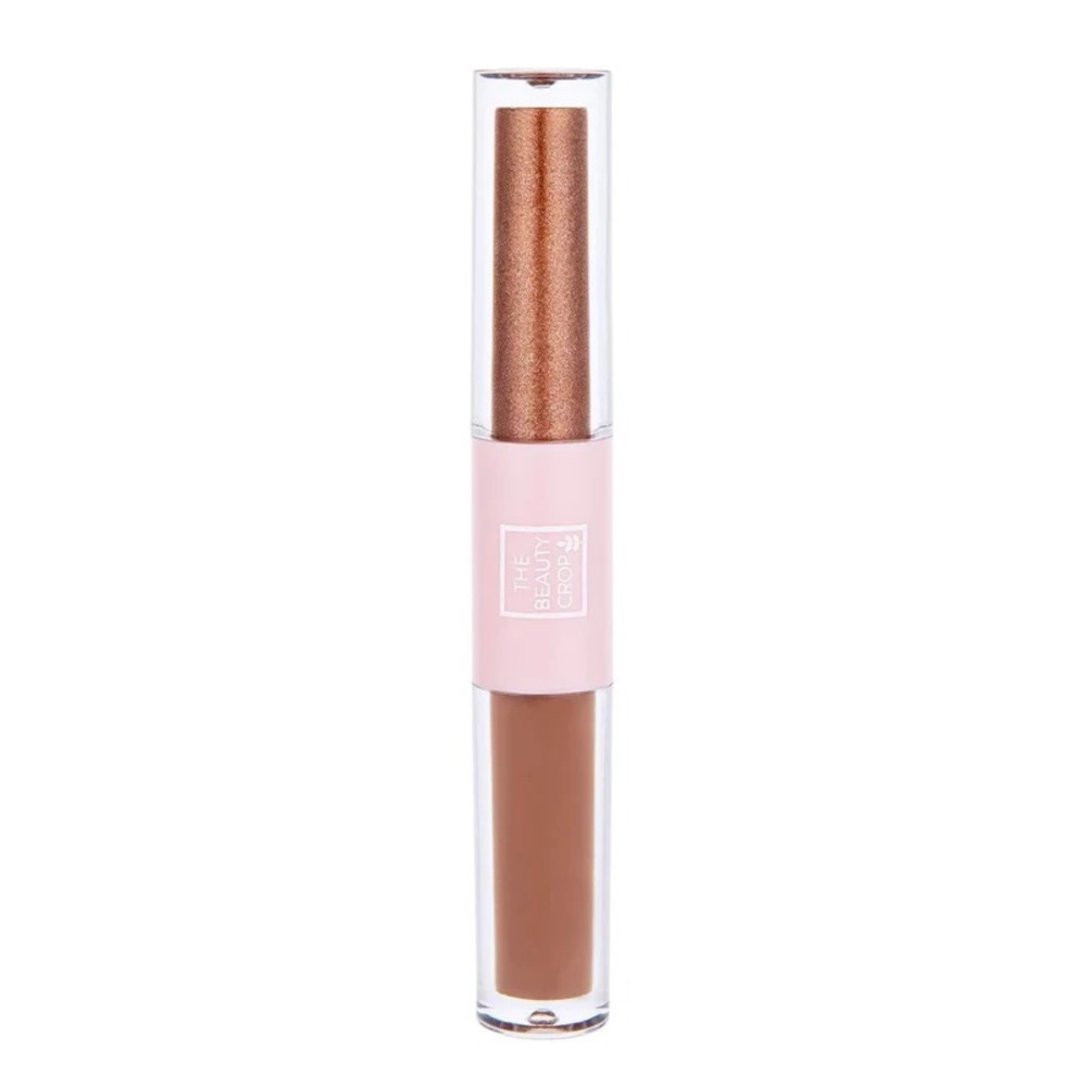 The Beauty Crop Liquid Eyeshadow Duo in Cinnamon & Fudge